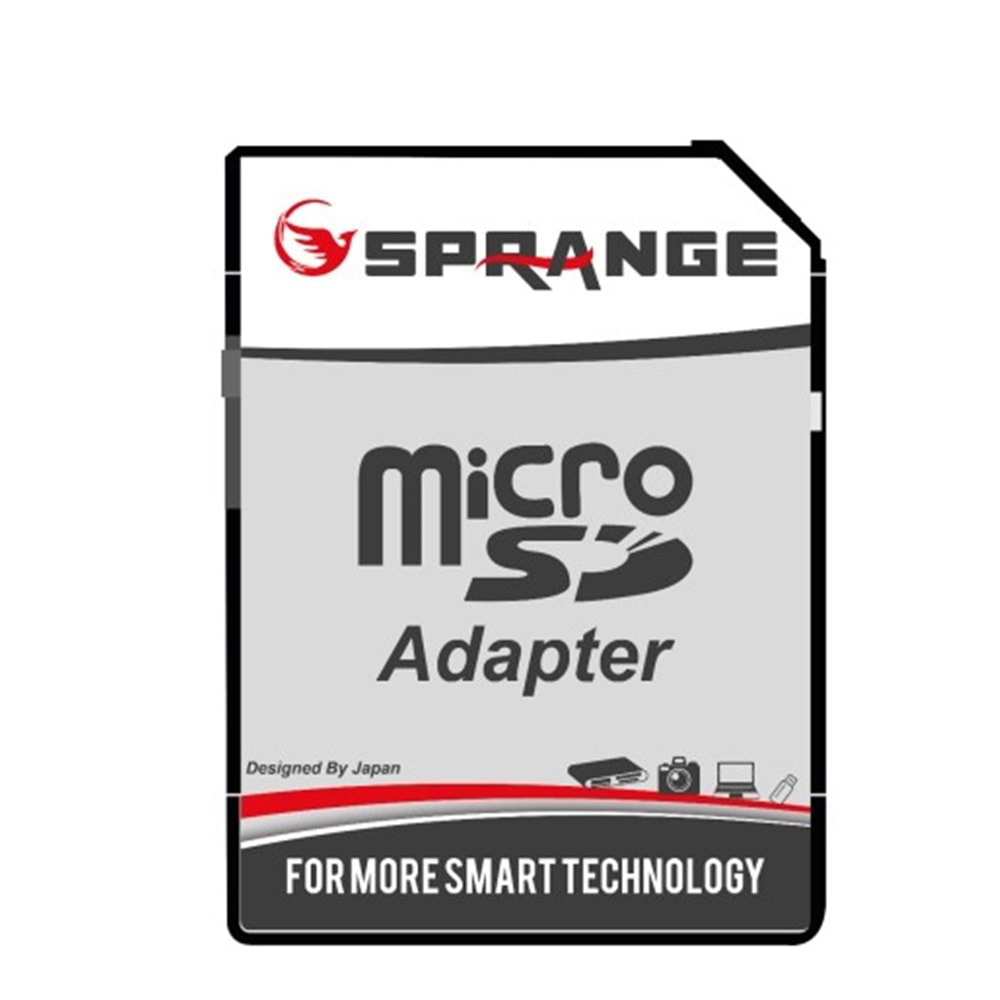 SPRANGE SM-64 Class10 64GB Micro SDXC UHS-3 4K HD Ultra Hafıza Kartı M64