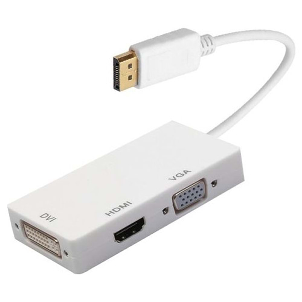 Concord DPH Displayport Hdmi Vga Dvi Çevirici Dönüştürücü Adaptör Thunderbolt Display Port Kablosu