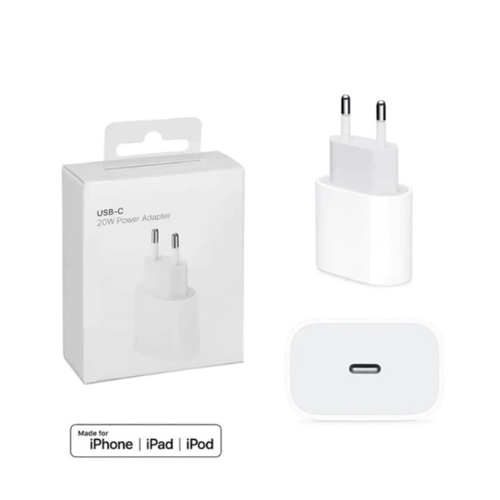 İPHONE 20W USB-C POWER ADAPTÖR TYPE-C ADAPTÖR BAŞLIK