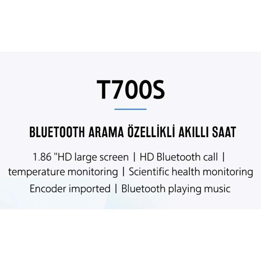 T700S Pro Max Watch 1.86 Inç NFC Bluetooth Kablosuz Şarj Özellikli Akıllı Saat