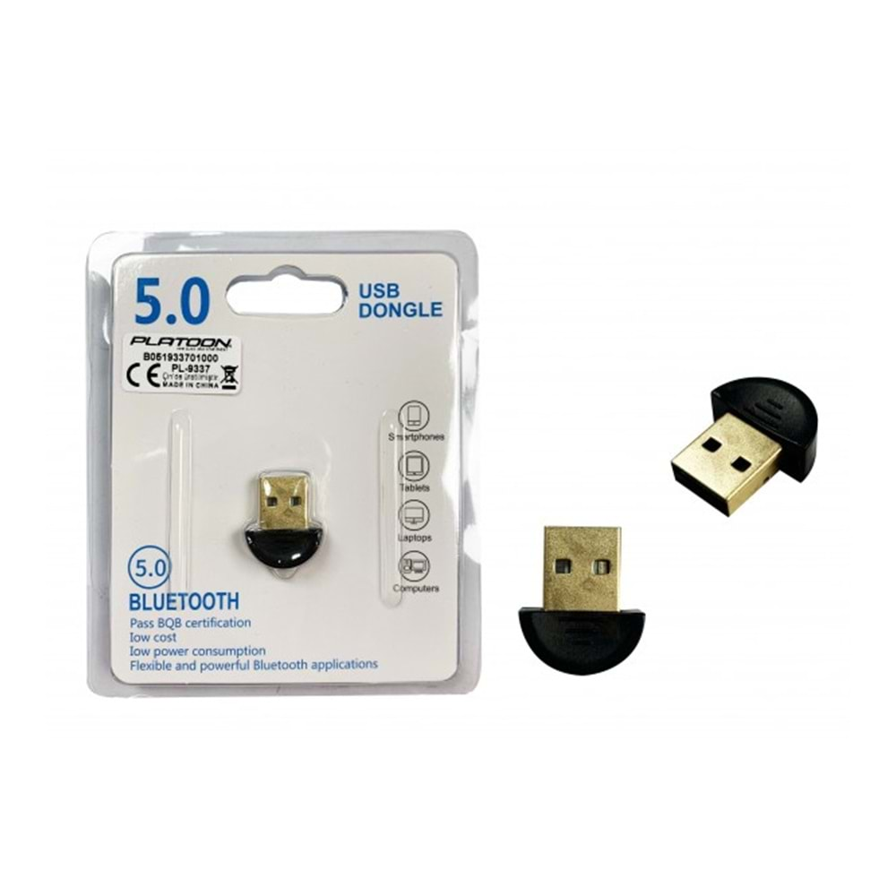 PLATOON PL-9337 MİNİ USB BLUETOOTH DONGLE 5.0