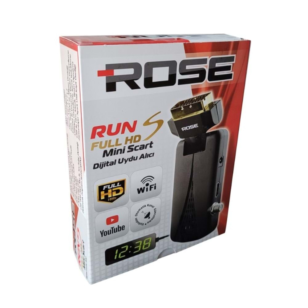 ROSE RUNS PRO HEM FULL HD HEM SCART UYDU 2IN1 UYDU ALICISI