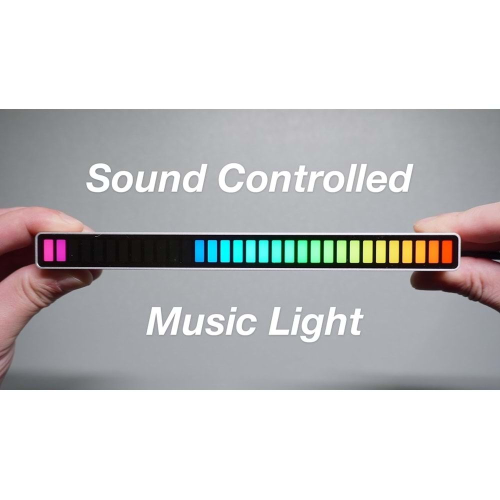 TELSAN TLS-056 RGB LED LAMBA SESE DUYARLI RGB LIGHTING USB FUNCTION