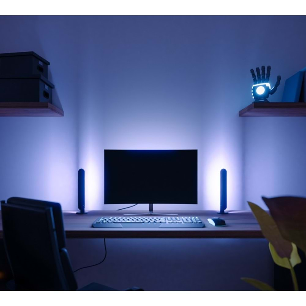 TELSAN TLS-053 RGB LED LAMBA DOKUNMATİK 7 RENK RGB LIGHTING USB FUNCTION