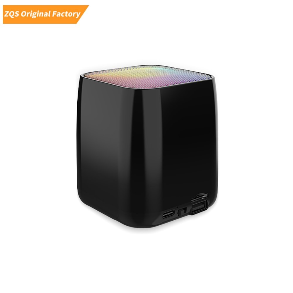 TELSAN ZQS1209 SD/USB/FM TELEFON GÖRÜŞME RENKLİ COLORFUL BLUETOOTH RGB IŞIKLI MÜZİK KUTUSU