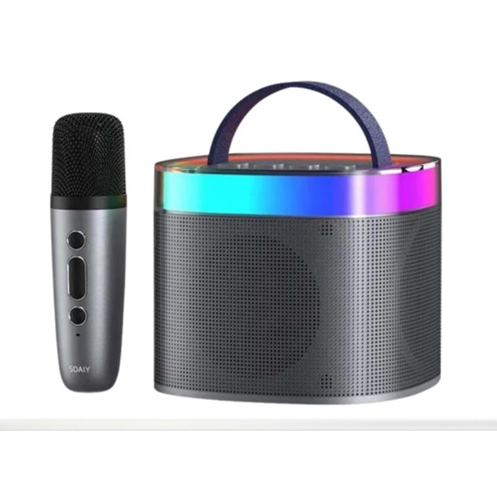 TELSAN K3 USB/TF/FM/AUX/BLUETOOTH RGB KABLOSUZ MİKROFONLU EKSTRA KALİTELİ SPEAKER