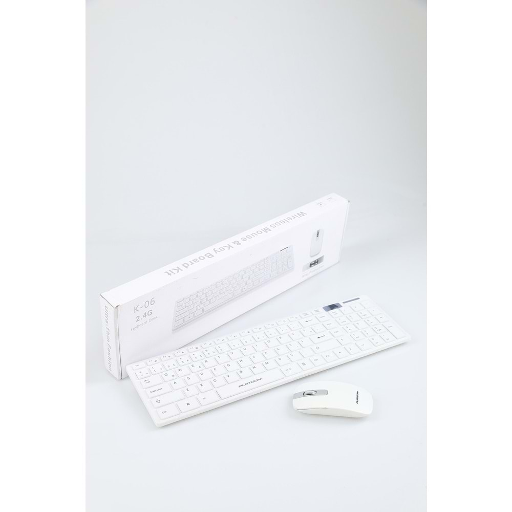 TELSAN K-06 ULTRA İNCE THİN KABLOSUZ KLAVYE + MOUSE SET