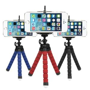 TLS-016 Mini Esnek Ahtapot Tripod Selfie Masa Üstü Standı