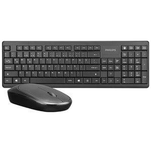 Philips SPT6314 Siyah Kablosuz 1200dpi Q Standart Klavye + Mouse Set C314