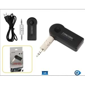 CONCORD C-600 BLUETOOTH AUX ÇEVİRİCİ ARAÇ KİTİ FM TRANSMİTTER MİKROFONLU