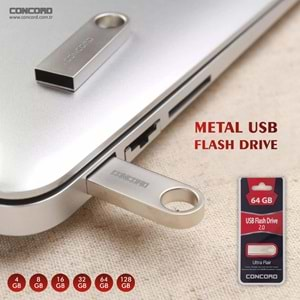 CONCORD C-U4 4GB USB 2.0 METAL ULTRA FLAİR FLASH BELLEK