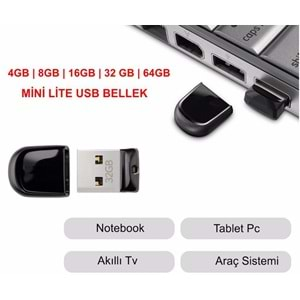 Concord C-UML4 4GB USB 2.0 Mini Lite Flash Bellek