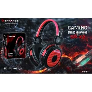 SPRANGE SR-X2 OYUNCU GAMİNG PC MİKROFONLU KULAKLIK