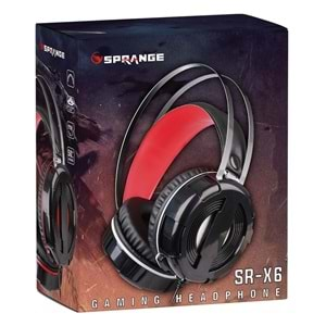 SPRANGE SR-X6 OYUNCU GAMİNG LEDLİ IŞIKLI PC MİKROFONLU KULAKLIK