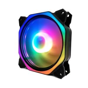 Concord C-894 RGB Gökkuşağı Renkli 12cm Soğutucu Fan