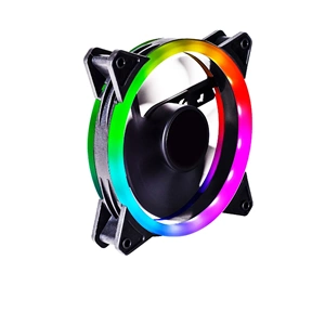 Concord C-892 RGB Rainbow Color Gökkuşağı Renkli 12CM Soğutucu Fan