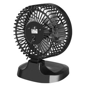 Everest EFN-503 7'' Masa Üstü Siyah Usb Fan Vantilatör