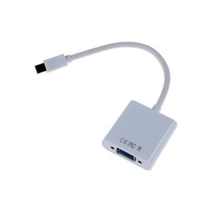 Alfais AL4689 Mini Displayport to VGA Çevirici Adaptör Çevirici Kablo