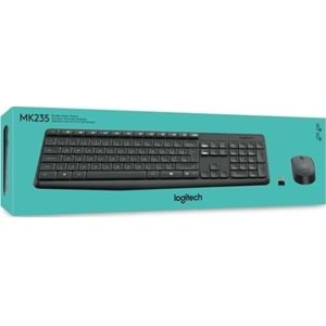 LOGİTECH MK235 WİRELESS KABLOSUZ TÜRKÇE Q KLAVYE MOUSE SET