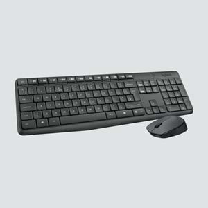 LOGİTECH MK235 WİRELESS KABLOSUZ TÜRKÇE Q KLAVYE MOUSE SET