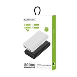 CONCORD C-117 ÇİFT USB 20000MAH TYPE-C MİCRO A+ SMART CHİP TECHNOLOGY POWERBANK