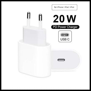 Apple 20W Usb-C Hızlı Şarj Power Adapter Güç Adaptörü Şarj Kafa (Orjinal Ürün)