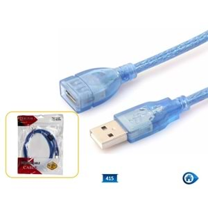 CONCORD C-539 USB UZATMA KABLOSU 1.5M ŞEFFAF