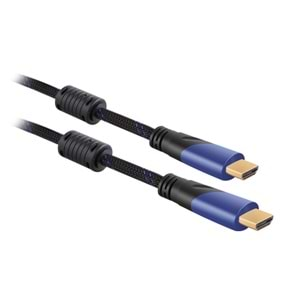 S-link SLX-250 1.5M HDMI TO HDMİ KABLO Altın Uçlu 24K + Kor.Kılıf 1.4 Ver. 3D Kablo