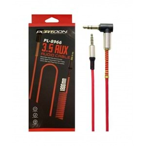 PLATOON PL-8966 SPRALLİ L TİP STEREO AUX KABLO