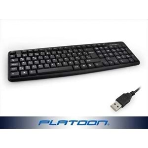 PLATOON PL-070 USB STANDARD TÜRKÇE Q KABLOLU KLAVYE