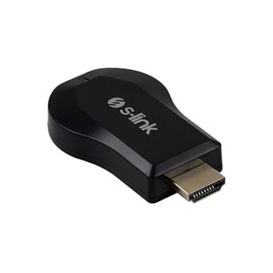 S-link SL-WH25 Kablosuz HDMİ Görüntü+Ses Aktarıcı Kablosuz Görüntü Aktarıcı