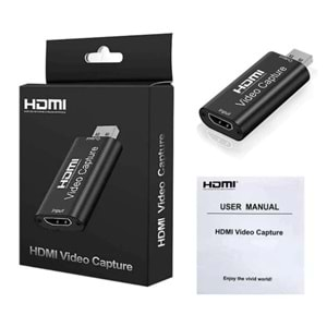 CONCORD HVC HDMİ TO USB ÇEVİRİCİ VİDEO CAPTURE KAYIT EKRAN AKTARMA ADAPTÖR