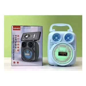 TELSAN KMS-1182 SD/USB/FM 3inc RENKLİ BLUETOOTH RGB IŞIKLI MÜZİK KUTUSU