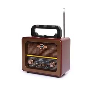 TELSAN NS-8073 USB/SD/FM/BLUETOOTH NOSTALJİ KUMANDALI GÜÇLÜ SİNYAL MÜZİK KUTUSU