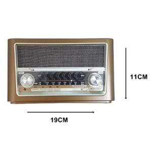 TELSAN KTF-1669 SD/USB/FM NOSTALJİ BLUETOOTH MÜZİK KUTUSU