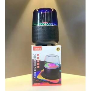 TELSAN KMS-168 SD/USB/FM TELEFON GÖRÜŞME RENKLİ COLORFUL BLUETOOTH RGB IŞIKLI MÜZİK KUTUSU