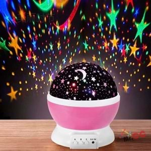 TELSAN XK001 STAR MASTER Döner Başlıklı Led Küre Tipi USB Kablolu Disko Topu Müzik Kutusu