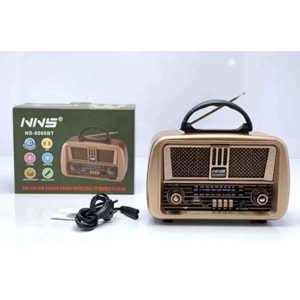 TELSAN NS-8068BT USB/SD/FM/BLUETOOTH NOSTALJİ GÜÇLÜ SİNYAL MÜZİK KUTUSU