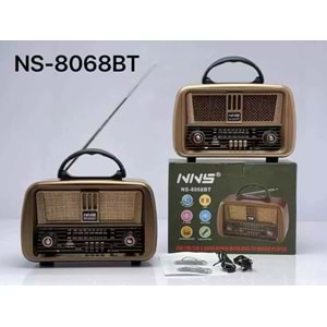 TELSAN NS-8068BT USB/SD/FM/BLUETOOTH NOSTALJİ GÜÇLÜ SİNYAL MÜZİK KUTUSU