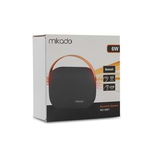 Mikado MD-58BT Taşınabilir Speaker Siyah Usb-TF Destekli Bluetooth