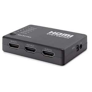 TELSAN HS5 4K ULTRA HD 5 Port Kumandalı HDMİ Switch Çoklayıcı Çoğaltıcı Splitter 5 Giriş 1 Çıkış