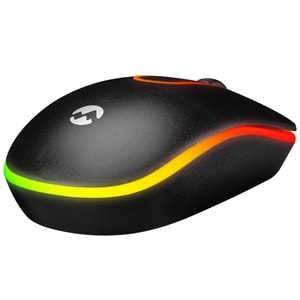 Everest SM-166 Usb Siyah Işıklı Optik Mouse