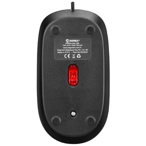 Everest SM-166 Usb Siyah Işıklı Optik Mouse