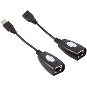 CONCORD C-5605 EXTENSİON ADAPTÖR RJ45 Usb Ek Uzatıcı Cat5e 6 Kablosu USB RJ45 EXTENDER 45METRE