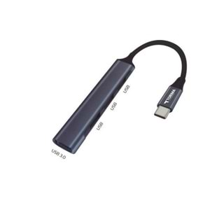 TORİMA YD-30 TYPE-C TO USB 3.0 4 PORT 30CM USB ÇOKLAYICI YD 30