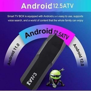 PLATOON PL-7700 Ultra Hd Android Tv Box TVR3 TV Stick 1080P 4K Android 12 Wifi Akıllı Medya Oynatıcı TV Stick