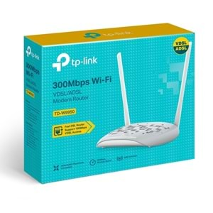 TP-Link TD-W9950 Çift Antenli 300Mbps Wireless N VDSL/ADSL Modem Router