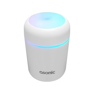 Asonic HN21 Matte 2W 300ML kapasiteli 4 Saat Çalışabilir RGB Mini Oda Nemlendirici HN22