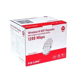 PİX-LİNK LV-WR60T 1200MBPS 6 Antenli Kablosuz-N Menzil Artırıcı Acces Point Router GAB-WR60T