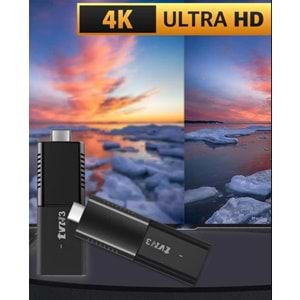 TELSAN TV322A Ultra Hd Android Tv Box TVR3 TV Stick 1080P 4K Android 12 Wifi Akıllı Medya Oynatıcı TV Stick